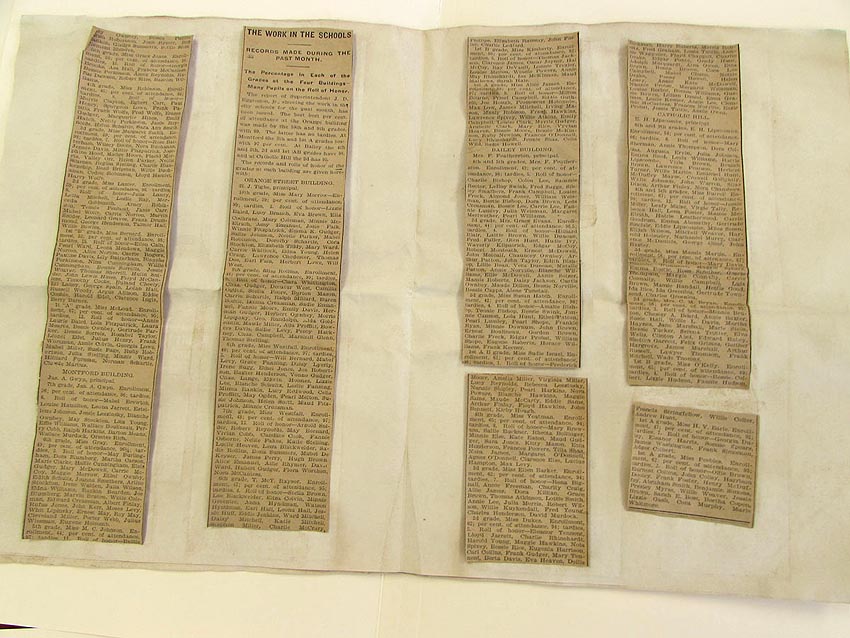 Honor Roll from local schools, 1897