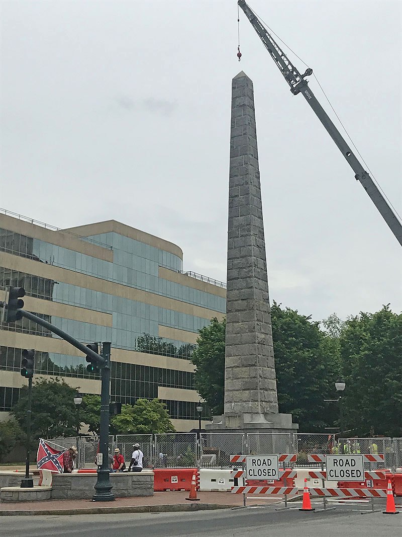 Vance Monument Removal The Urban News