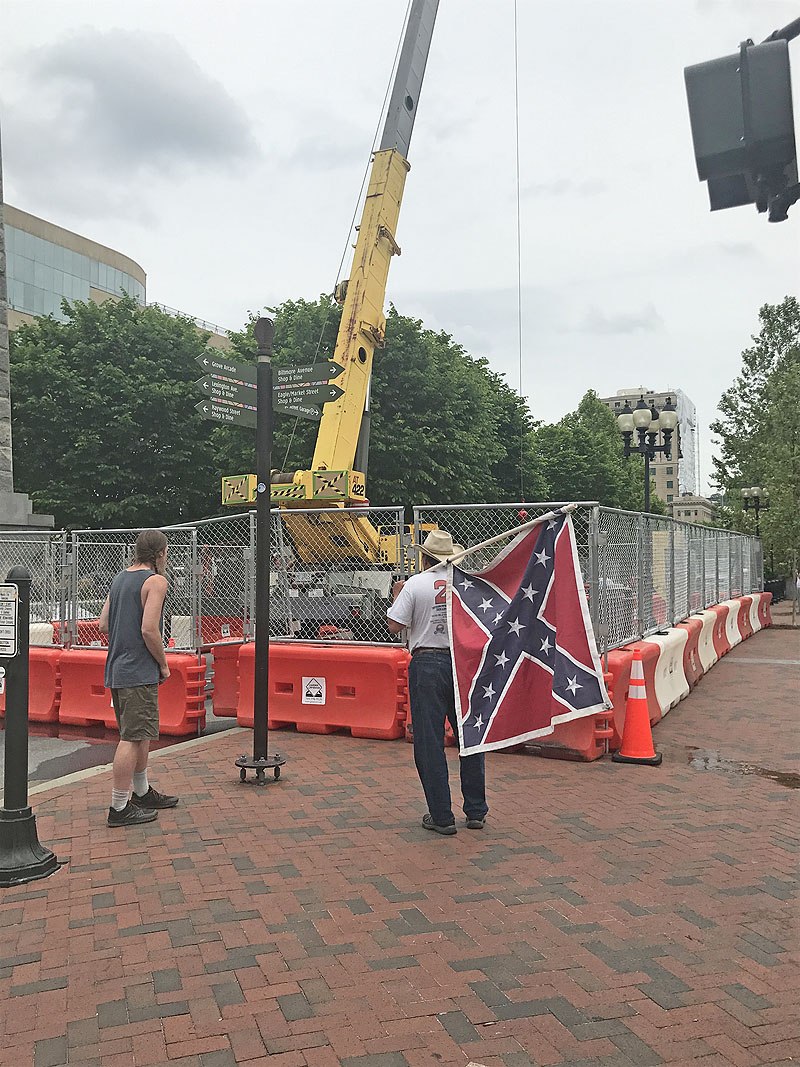Vance Monument Removal The Urban News