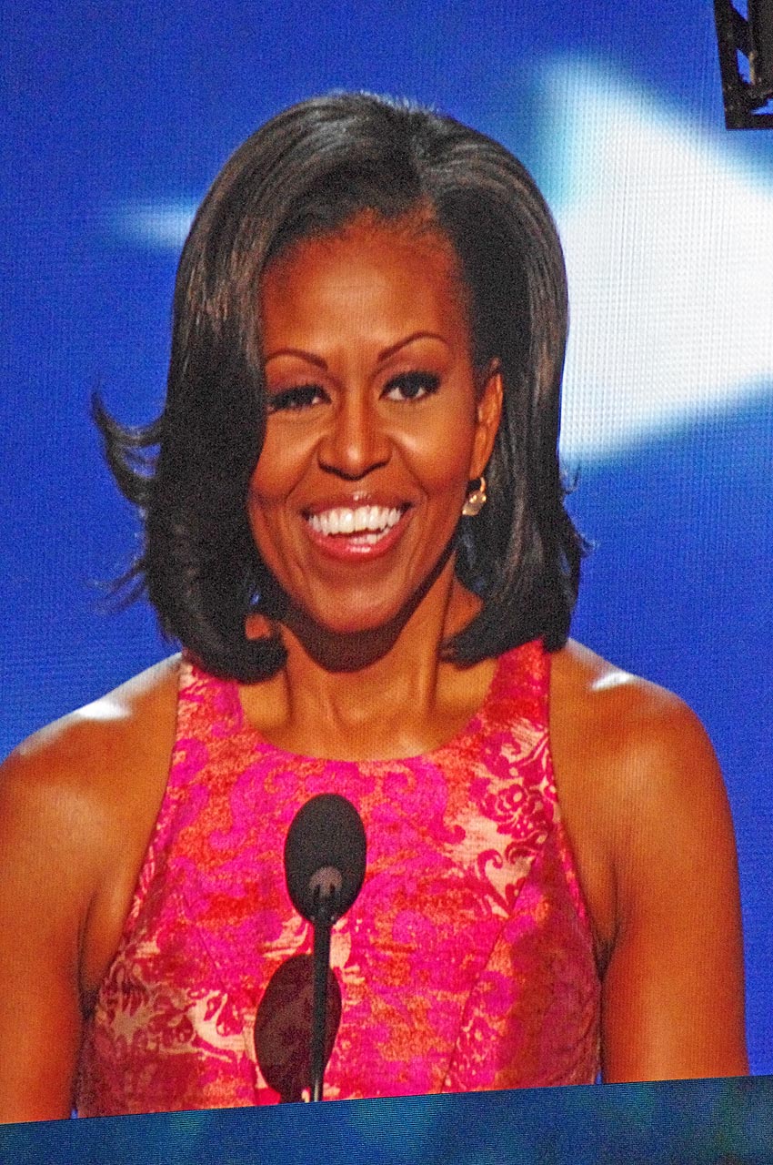 Michelle Obama video broadcast