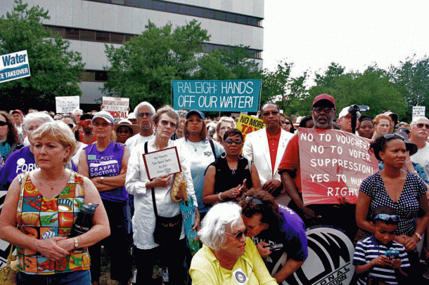Nc Moral Mondays Water Protest