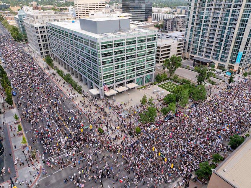 No Kings rally in Salt Lake City