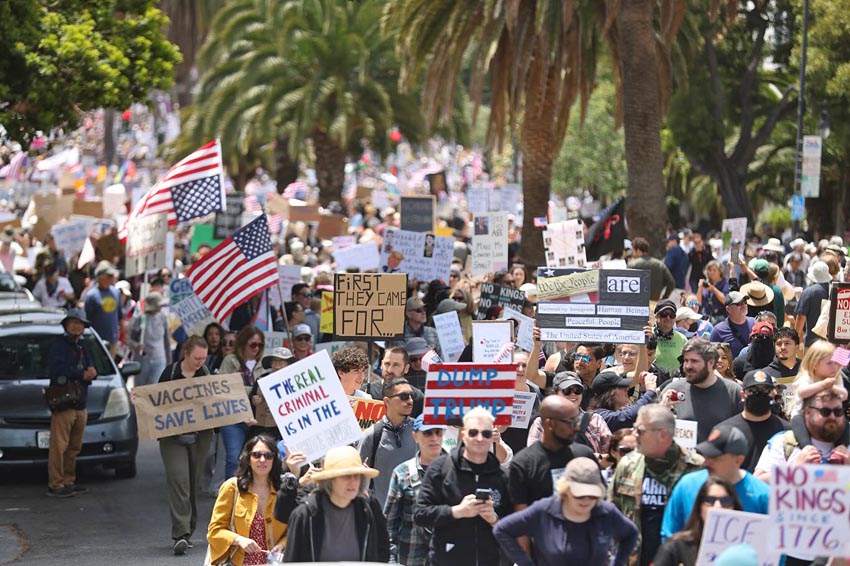No Kings rally in San Francisco