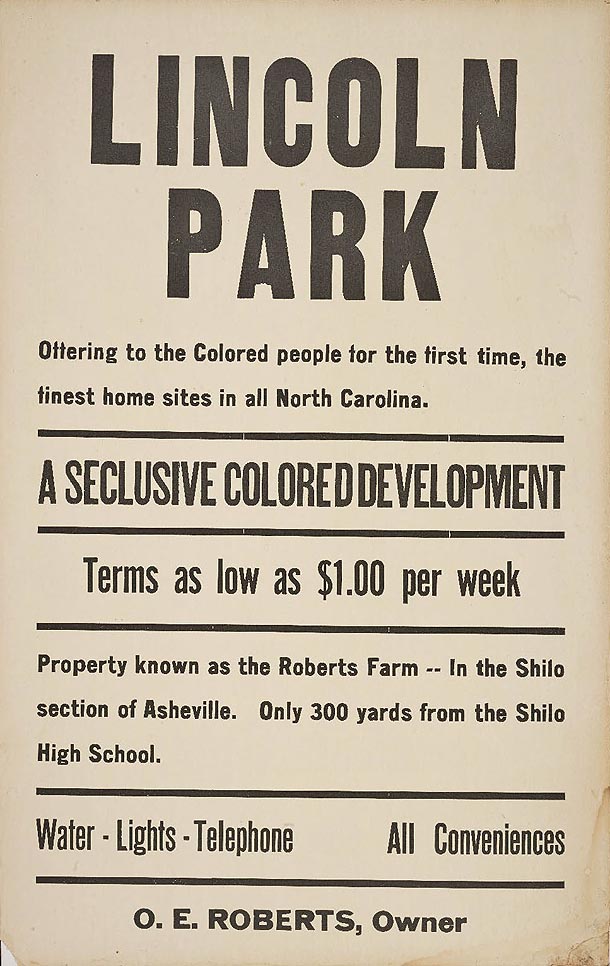Poster Lincoln Park Housing Development
