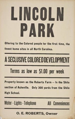 Poster Lincoln Park Housing Development