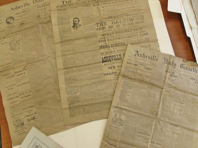 Asheville’s daily and weekly newspapers, 1897