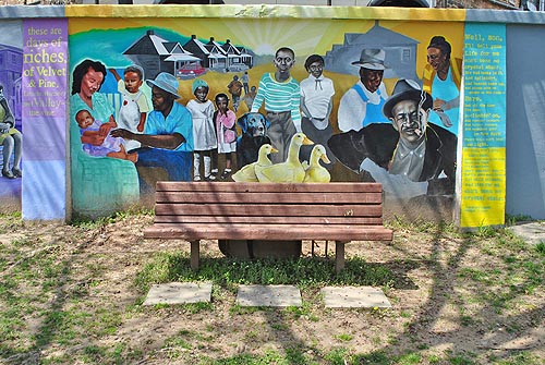 Triangle Park Memory Wall