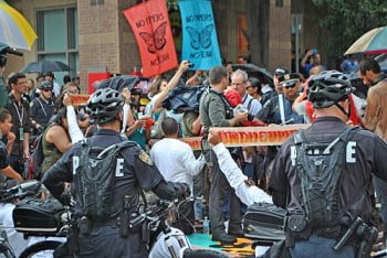 No Papers-No Fear Immigration Protest college 5th