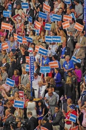 Time Warner Cable Arena M Obama 2012 dnc 074