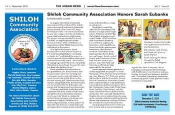 Shiloh Community Association: November, 2012