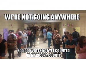 arizona voters holding-