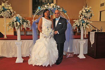 Reverend Dr. Keith A. Ogden, pastor of Hill Street Baptist Church, and wife Patricia.