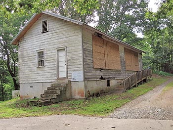 The school today, awaiting restoration.