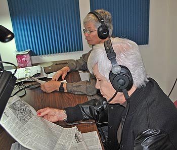 Emily Peele (left) and Judy Rex prepare. Photo: Urban News