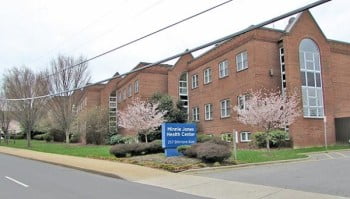 The Minnie Jones Health Care Center is located at 257 Biltmore Avenue in Asheville.   Photo: Urban News