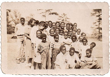 Children from Rosenwald School