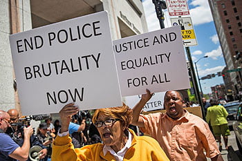 Baltimore protestors