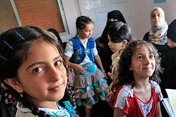 The United States currently accepts up to 70,000 refugees per year.