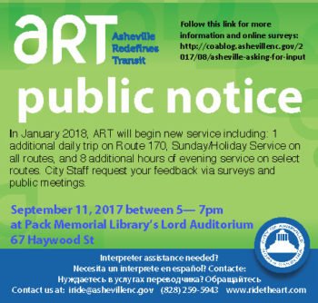 ART 2018 Service Expansion Sept 11 meeting