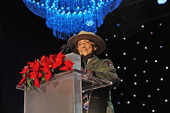 betty soskin christmas podium