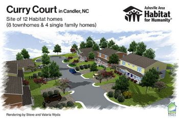 habitat Curry Court neighborhood