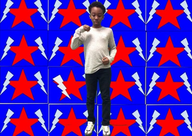 A unique overlapping pattern inspired by Kehinde Wiley 