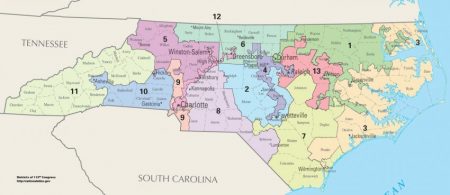 NC Gerrymandered Districts