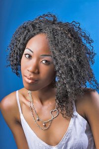 woman with natural hair