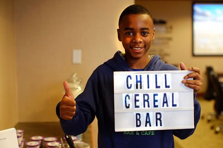 Elijah Waters owner of the Chill Cereal Bar