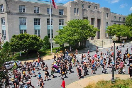 BLM march Asheville, NC