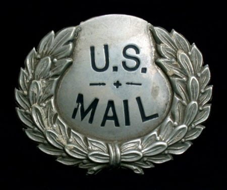 US mail medallion