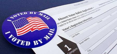 absentee ballot application