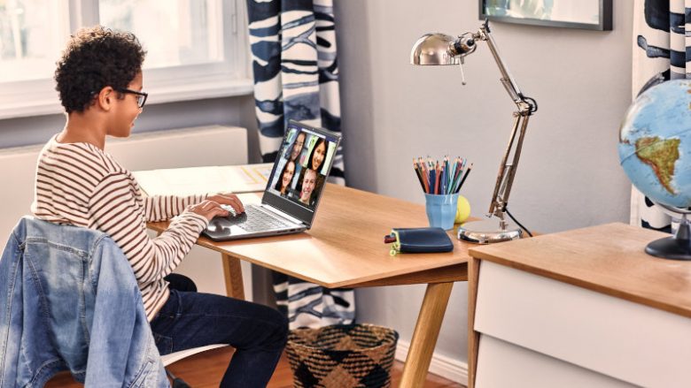 remote learning student