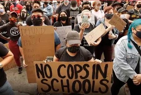 defund police protest