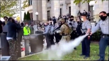 alamance police use pepper spray