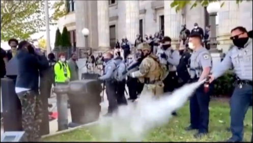 Police in Graham, NC Pepper-Spray March to the Polls Participants – The ...