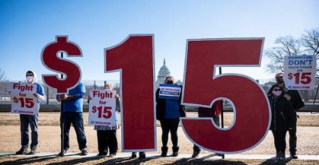 Minimum Wage supporters white house