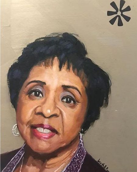Painting of Shirley Whitesides by Joseph Pearson