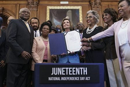 Juneteenth Act signed 500