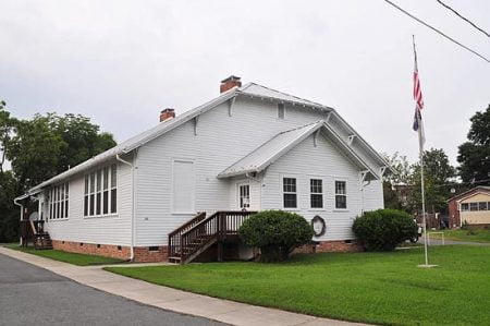 The Walnut Cove Colored School, a Rosenwald School located in Walnut Cove, NC.