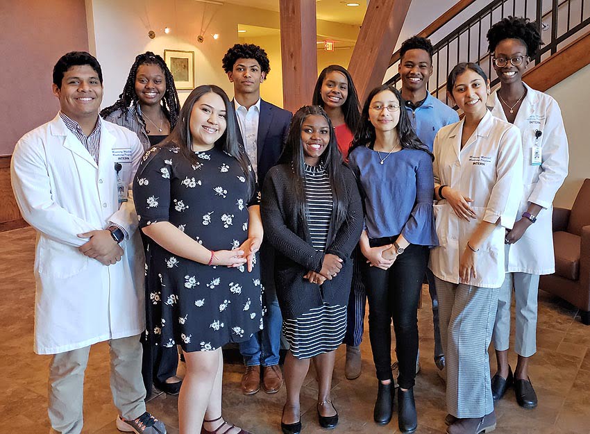 MAHEC’s 2019 and 2020 Minority Medical Mentoring Program interns.
