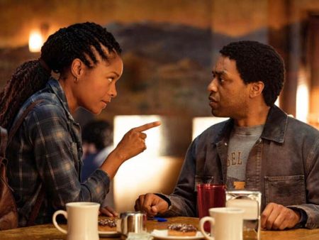Naomie Harris and Chiwetel Ejiofor in The Man Who Fell to Earth.