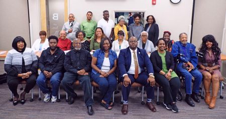 Members of Asheville’s Reparations Commission. Photo: Renato Rotolo/The Urban News
