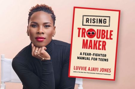Luvvie Ajayi Jones is the author of Rising Troublemaker
