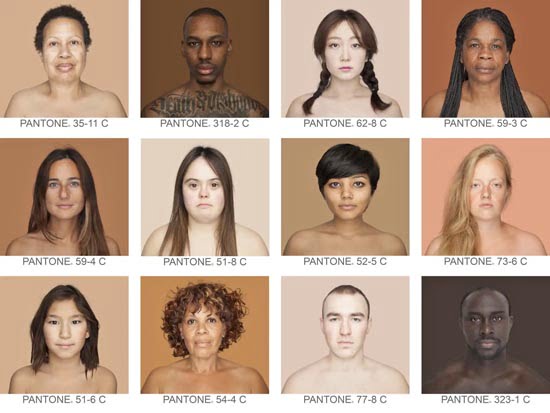 The Humanae photographic series by Angelélica Dass attempts to document humanity’s true colors.