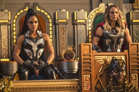 Tessa Thompson portrays Valkyrie