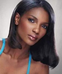 Nigerian model Agbani Darego