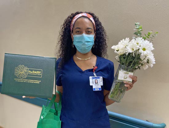 Mission Hospital DAISY winner, Ariana Weaver. 