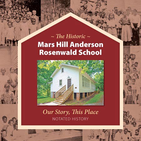 Mars Hill Anderson Rosenwald School history book cover
