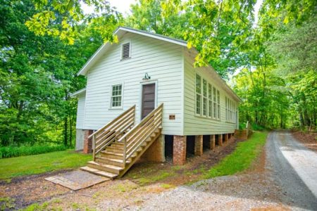 The historic Mars Hill Anderson Rosenwald School.
